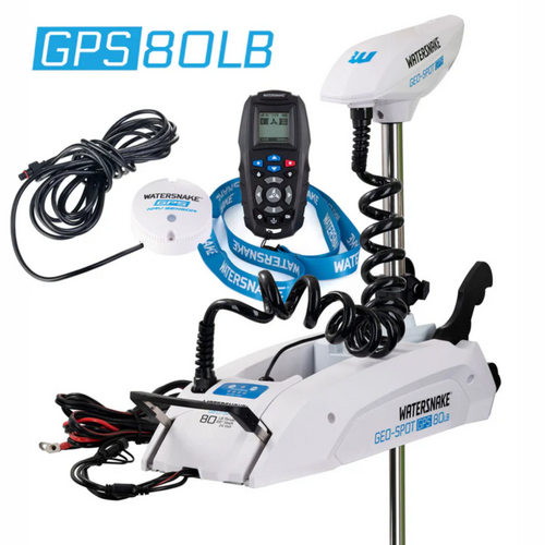 WATERSNAKE GEO-SPOT GPS 80lb/72in BOW MOUNT ELECTRIC MOTOR 