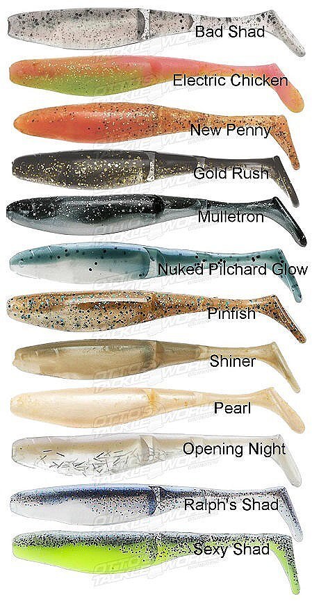 ZMan Scented Paddlerz 5 Lures