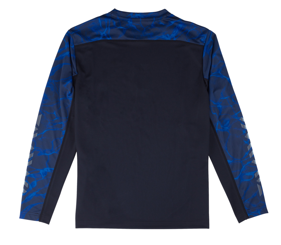 Daiwa Splash Fishing Shirt Blue Long Sleeve UV Protection 