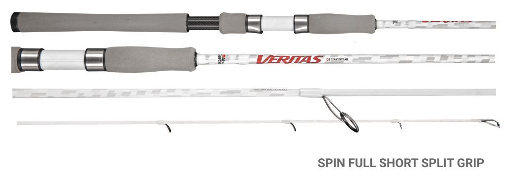 Abu Garcia Veritas V4 Spinning Graphite Fishing Rod 7'2" 1-3 kg 2 piece 722UL 