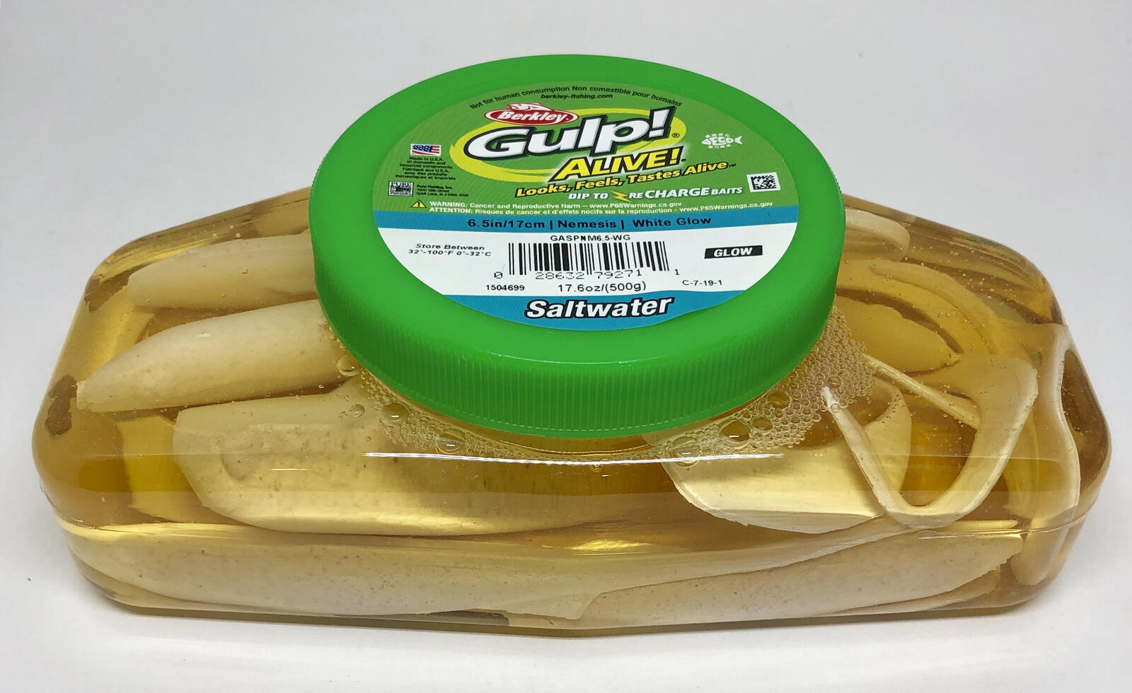 Berkley Gulp Alive 6.5 Nemesis Soft Plastic Lure - In Tub