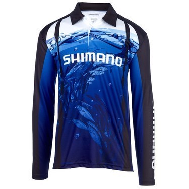 Shimano Underwater Sublimated Fishing Shirt Polo