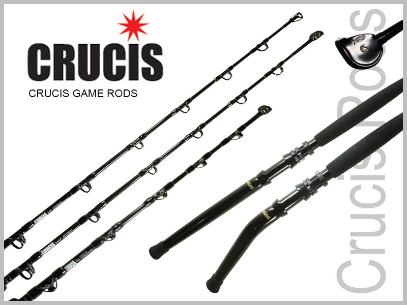 Crucis Elite Titan Bent Butt Game Fishing Rods Fuji Guides Aftco