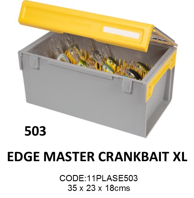 PLANO EDGE MASTER CRANK XL STOWAWAY (11PLASE503) Fishing Tackle Box - Plano