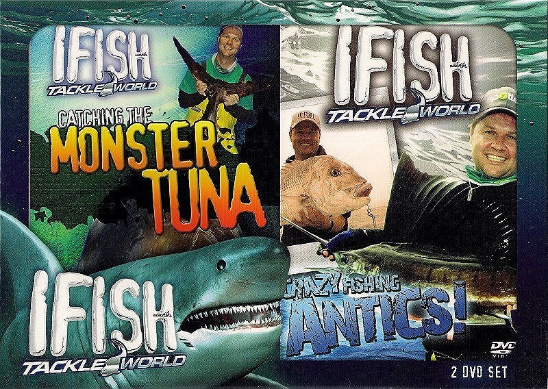 IFISH With Tackle World 2 DVD Set Monster Tuna & Crazy Fishing Antics