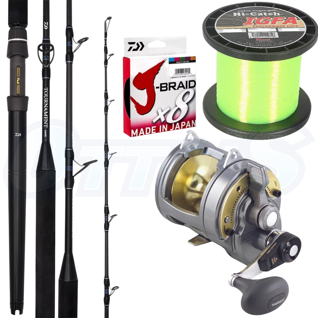 Tuna Medium Power Fishing Rod & Reel Combos for sale