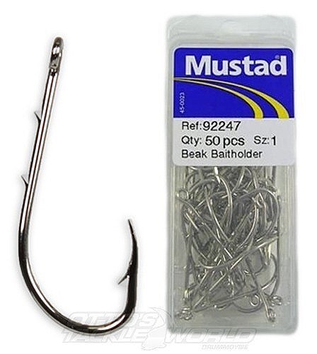 MUSTAD FISHING HOOKS COLLECTIBLE  FISHING TACKLE MANUFACTURER CLOTH BADGE 