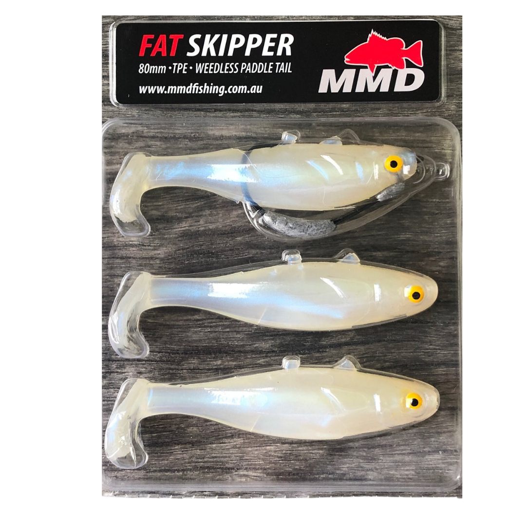 MMD Fat Skipper Weedless Paddle Tail Soft Plastic