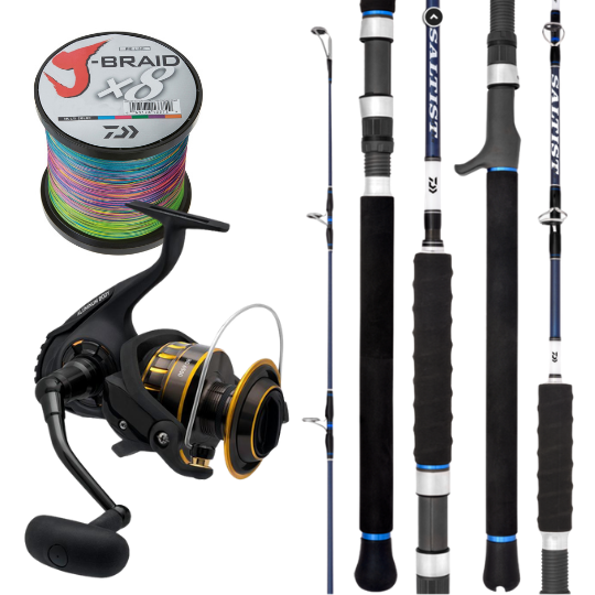 NITROFLEX Spin Fishing Rod 6ft 10-15kg Snapper,Kingfish,Jewfish Tailor etc. 