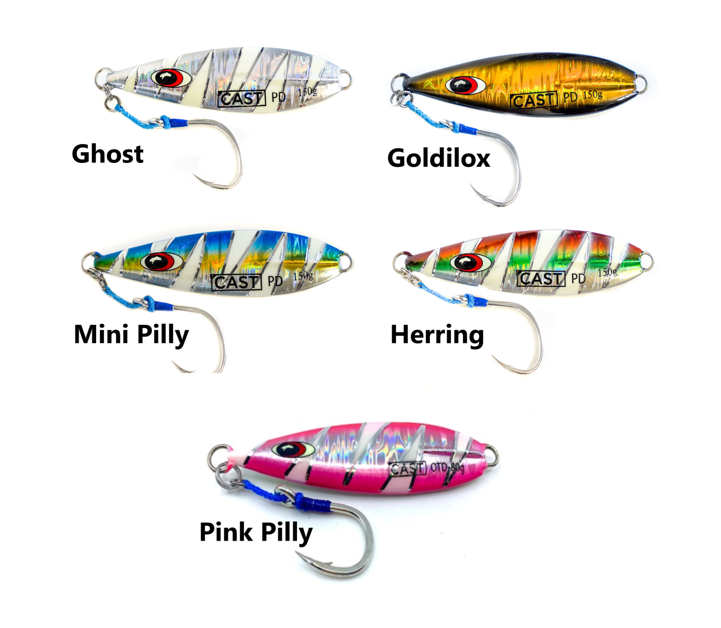 CAST SPJ Series On the Drop Slow Pitch Jigs 60g