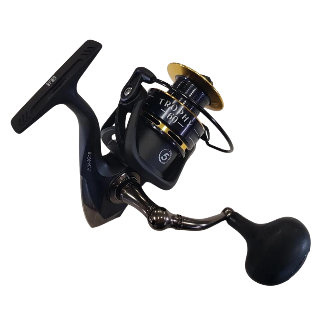 FIN-NOR TROPHY 60 Spinning Reel #TY60 FREE USA SHIP 5.0:1 Gear Ratio 2019 MODEL 