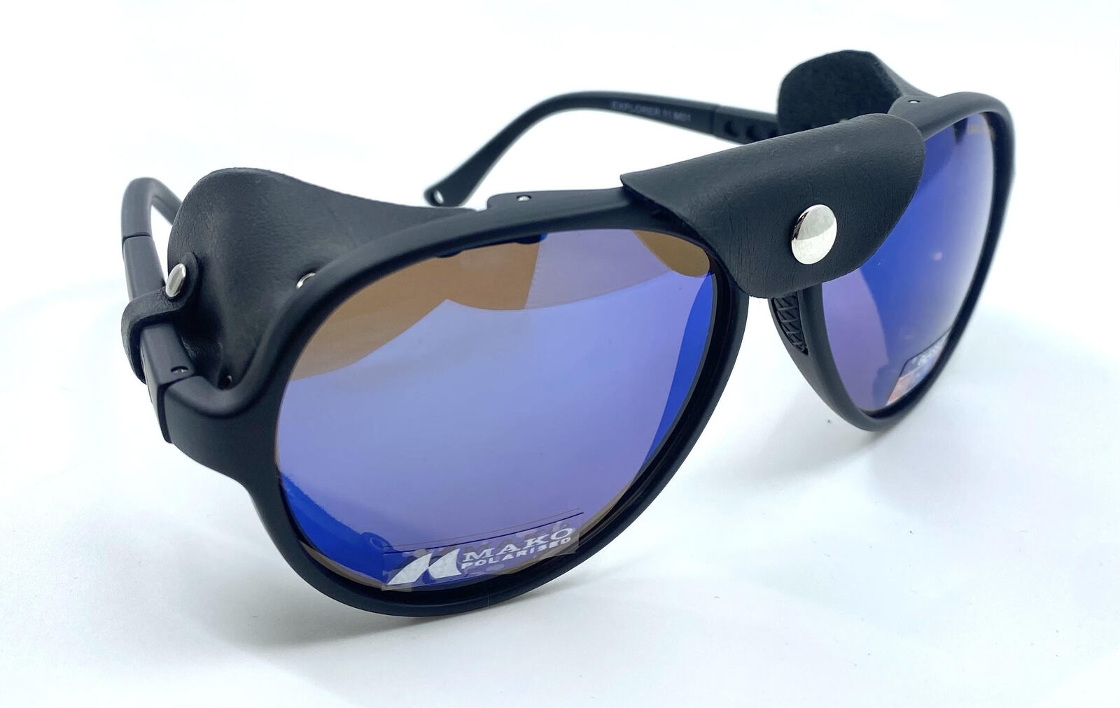 Mako Explorer II 9608 M01 G1HR6 Blue Mirror Glass Polarised Sunglasses