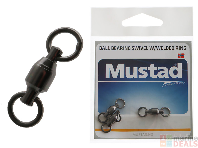 Mustad Ball Bearing Swivel With Welded Ring