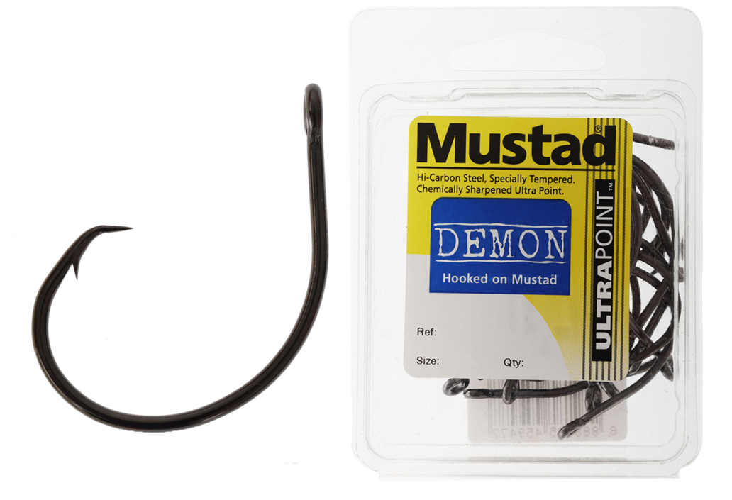 Mustad Demon Light Circle Hook 25 Pack 39951NPBLN