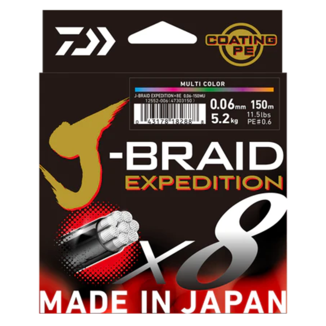 Daiwa J-Braid Expedition X8 300: Unleash Your Casting Potential with This  Premium Braided Line