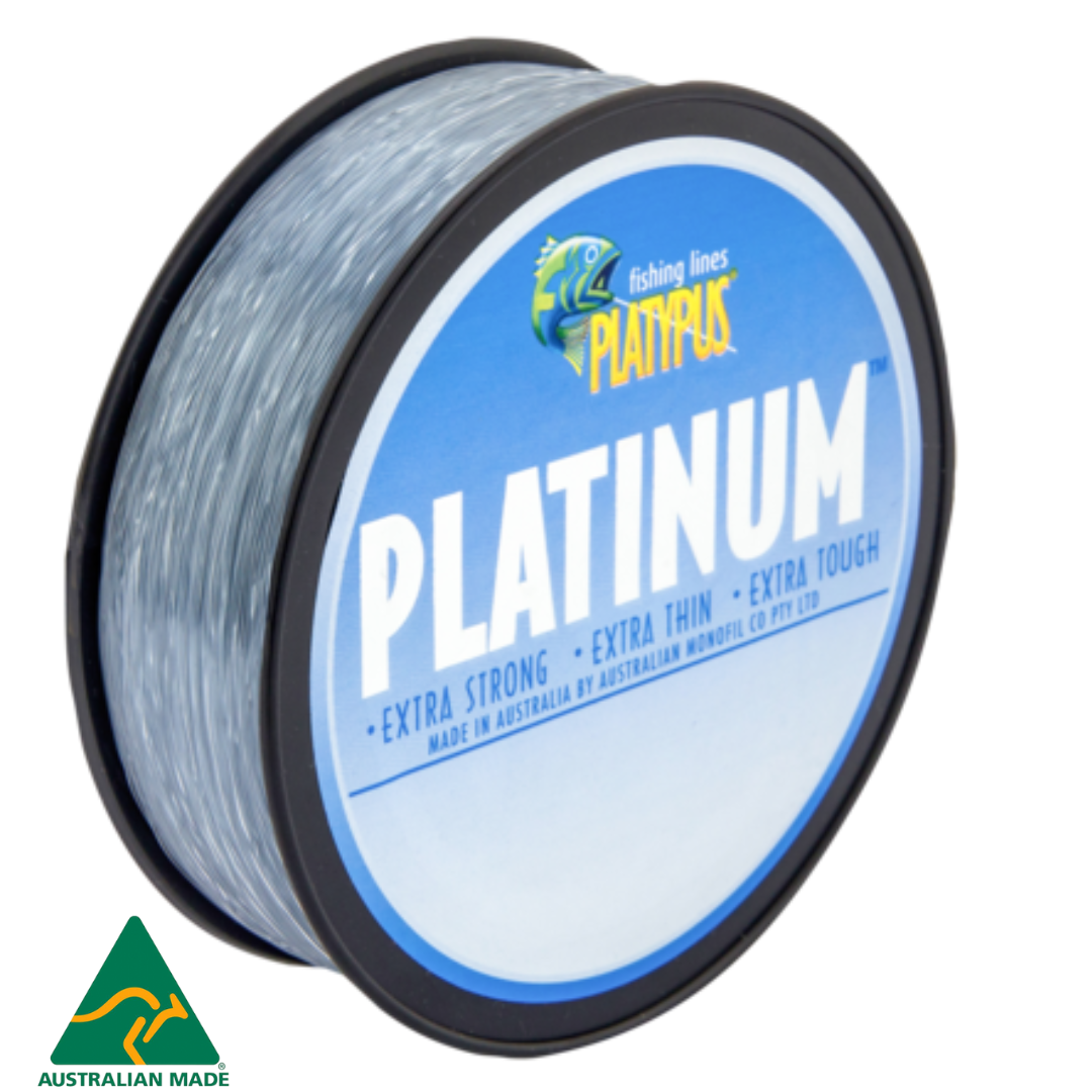 Platypus Platinum Monofilament 300m Grey Fishing Line @ Otto's TW