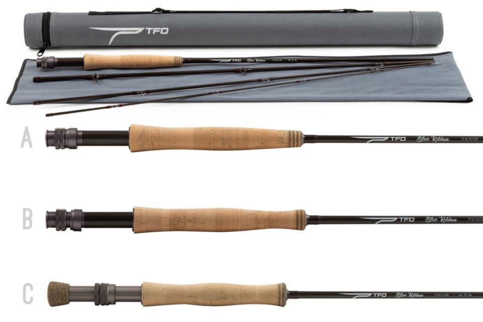 Temple Fork Outfitters TFO Blue Ribbon Fly Fishing Rod w/ Hard Case