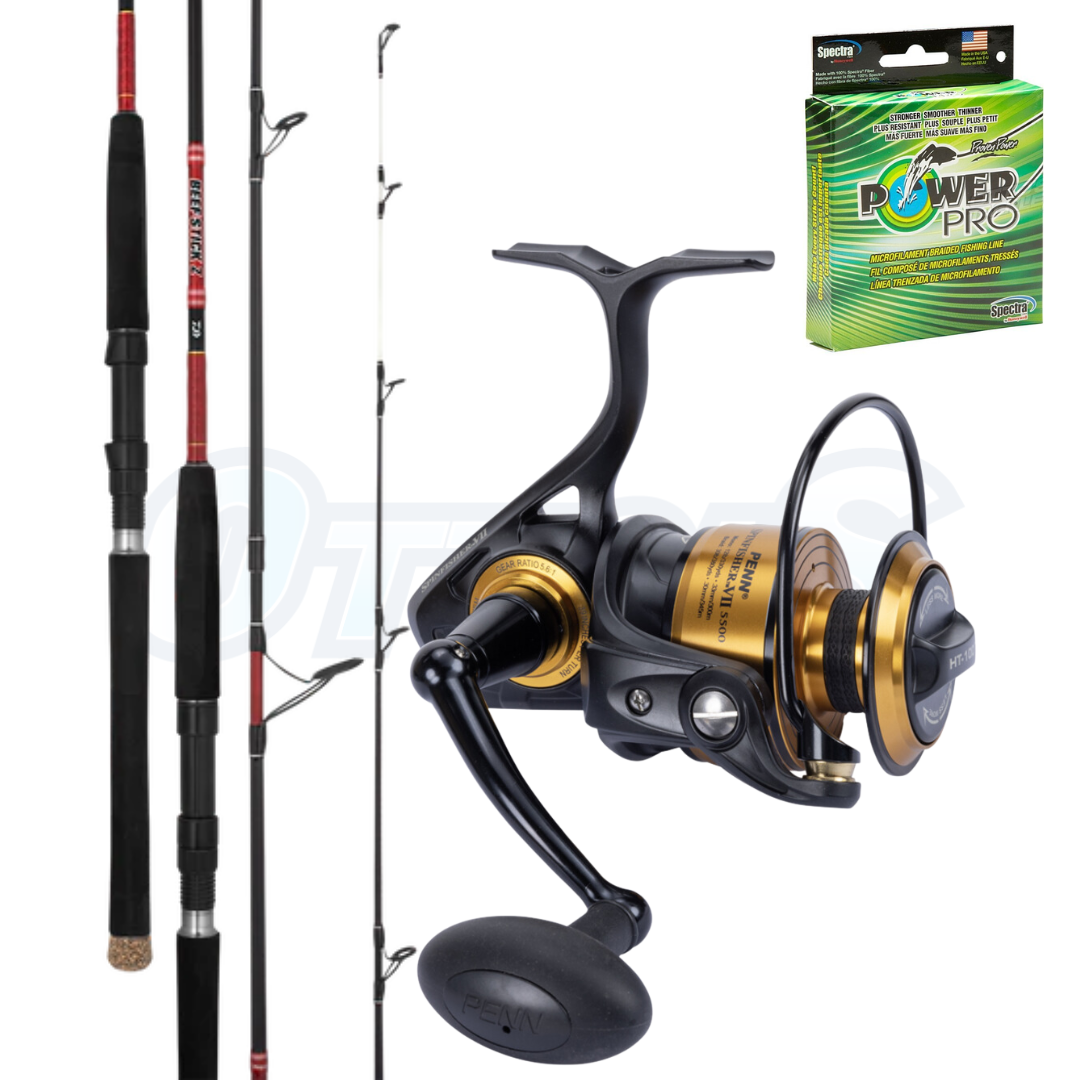 Daiwa Beefstick Z and Penn Spinfisher Offshore Combo Medium