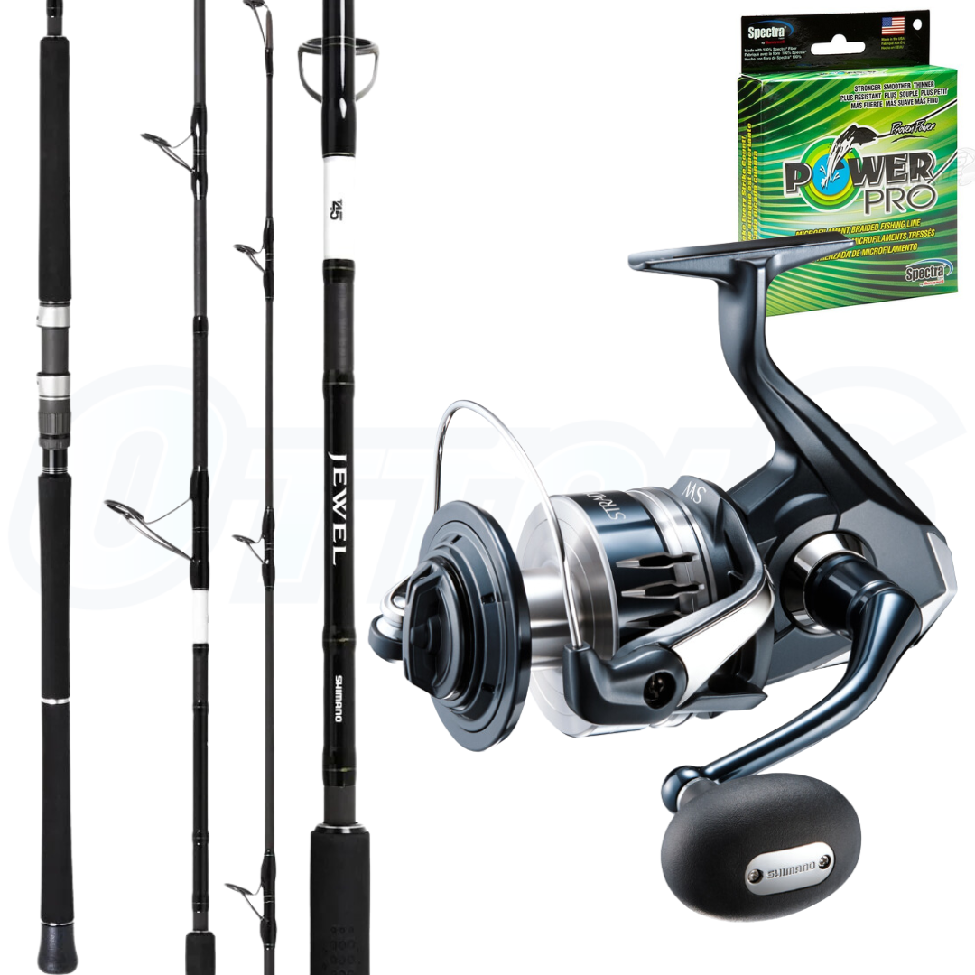 Shimano Stradic SW and Jewel Travel GT Stickbait/Popping Combo