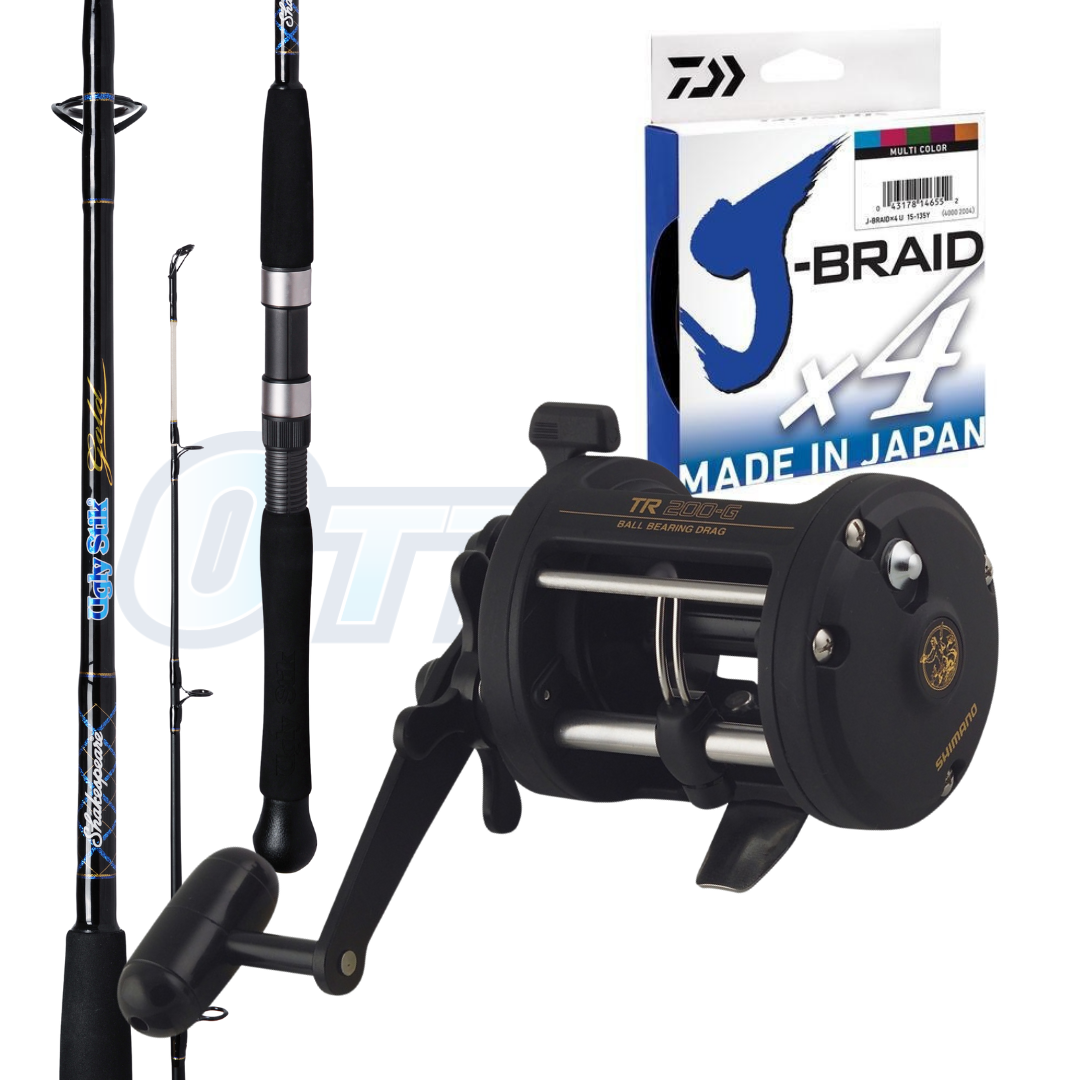 Shimano TR 200 G LH Overhead Reel with Ugly Stik Overhead Rod