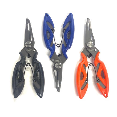 Titanium Plated Split Ring Plier With Braid Cutters