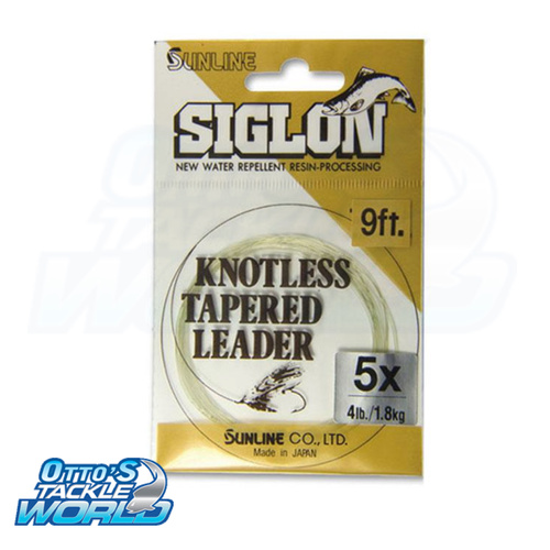Sunline Siglon Knotless Fly fishing Tapered Leaders