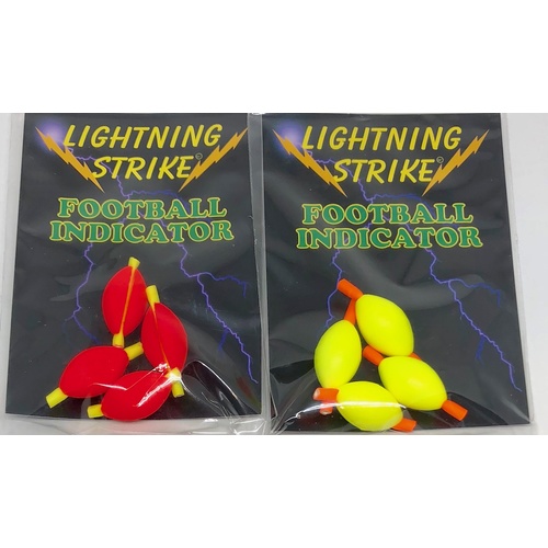 Lightning Strike Football Indicators Large