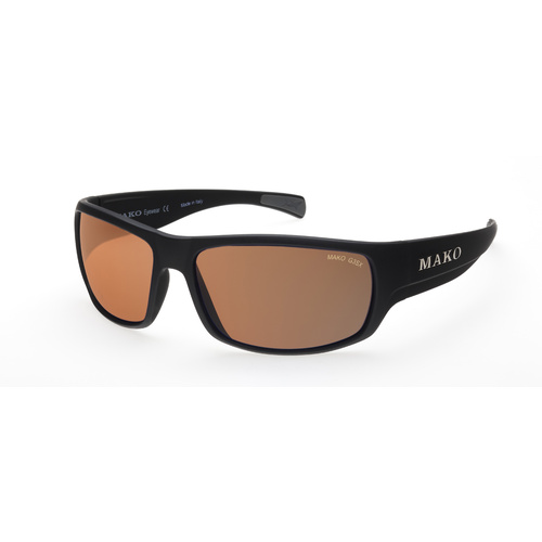 Mako Brown Glass Polarised Sunglasses - Mako Escape M01-G3SX