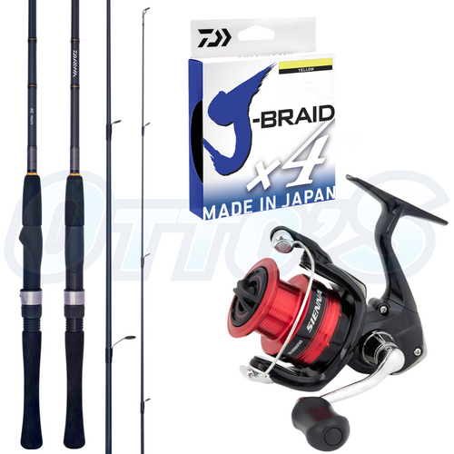 Snapper Soft Plastic Rod and Reel Fishing Combo