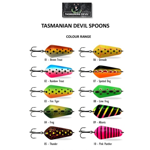 Tasmanian Devil Spoon 9.0 gr Fishing Lures