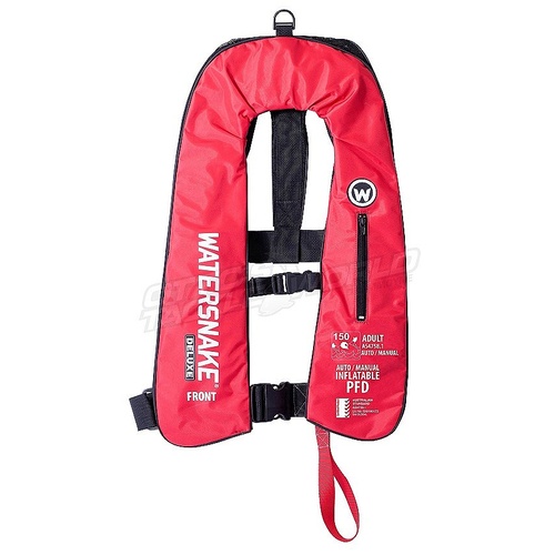 Watersnake Deluxe Life Vest Red Life Jacket