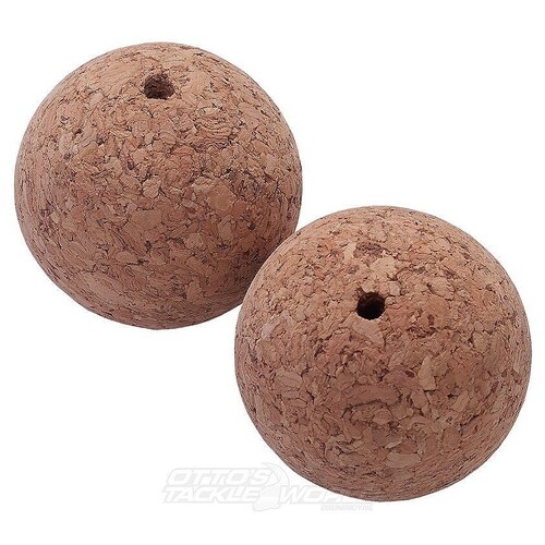 Hook'em Outrigger Cork Ball Stoppers (2 Pieces) - 38mm