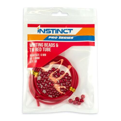 Instinct Pro Whiting Beads and Tube - Bead: 6mm / Tube  1.8mm x 1m