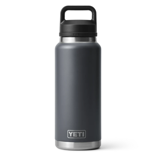 Yeti Rambler 36oz Bottle Charcoal w/ Chug Cap