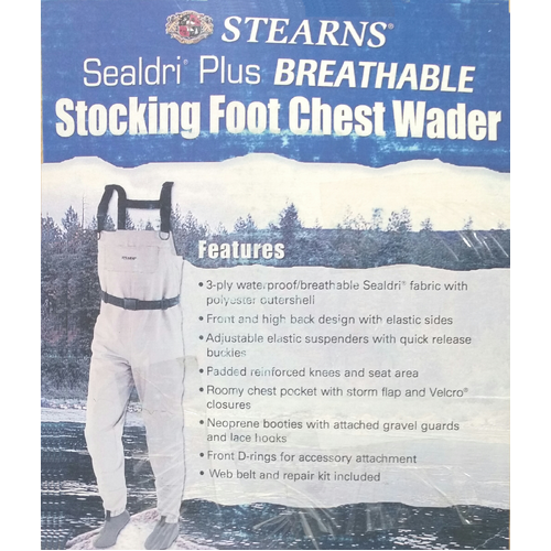 *Clearance* Stearns Sealdri Plus Breathable Stocking Foot Wader - Size 2XL