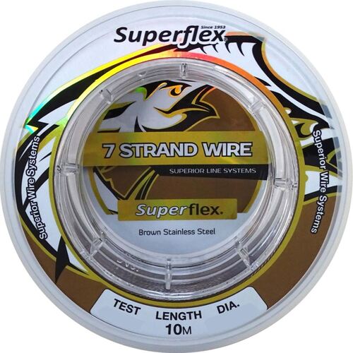 Superflex Brown Stainless Steel 7 Strand Wire