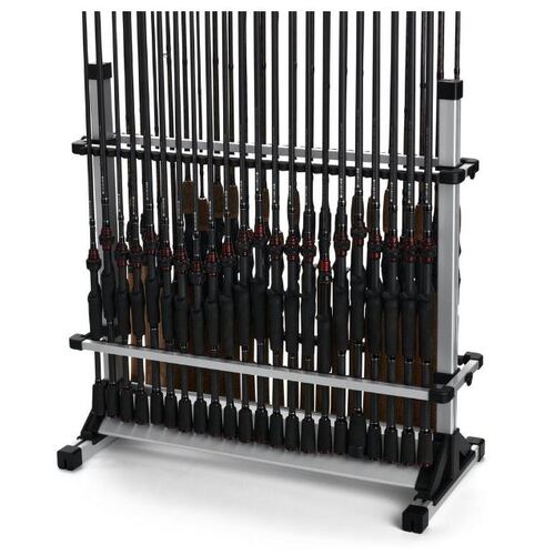 Abu Garcia Floor Rod Rack - Stores 44 Rods or 22 Rod and Reel Combos