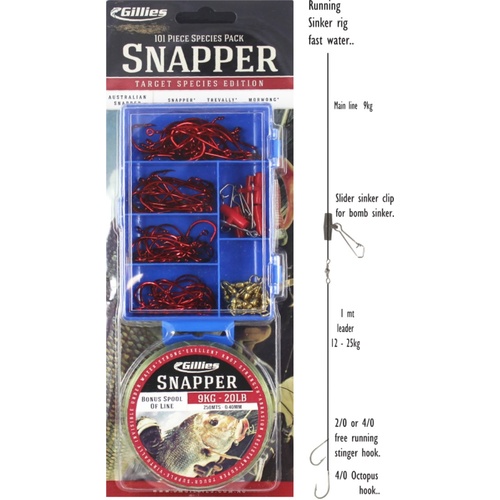 Gillies Species pack Snapper