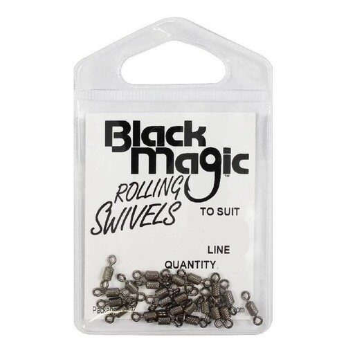 Black Magic Rolling Swivels Small Pack