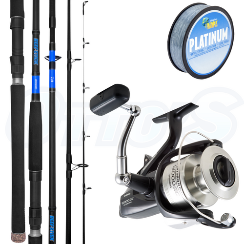 12ft Beach And Rock Fishing Combo Bait Fishing Shimano Baitrunner and Beefstick
