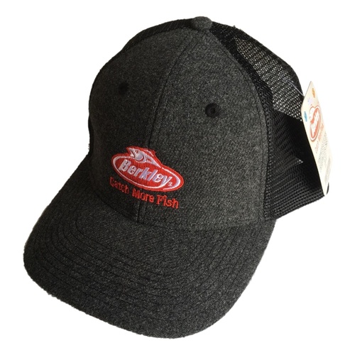 Berkley Logo Charcoal Trucker Cap Hat