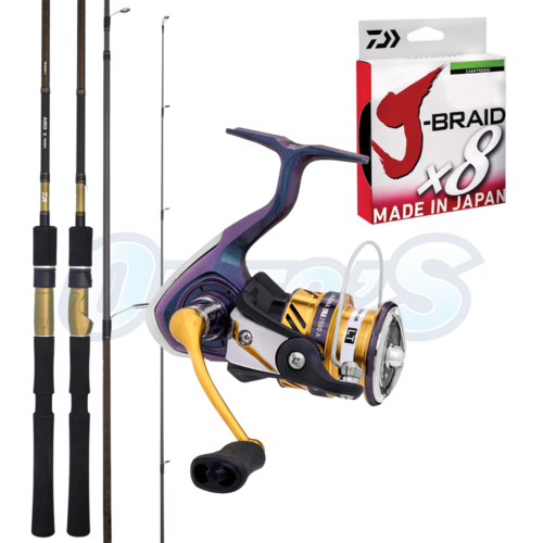 Bream Soft Plastic Hard Body Fishing Rod & Reel Combo