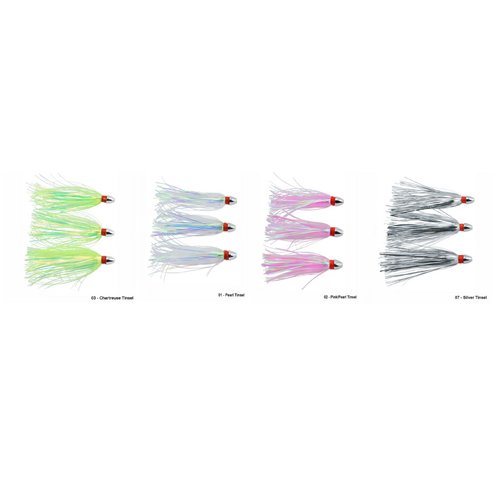 C&H Lures Pearl Baby Christmas Tree Trolling Lures 3 Pack 