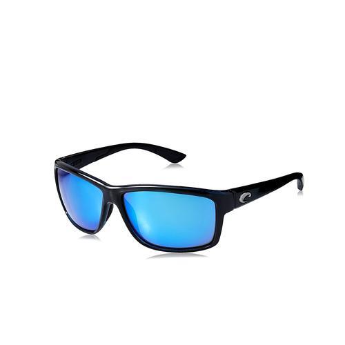Costa Del Mar Sunglasses Mag Bay Shiny Black Blue Mirror