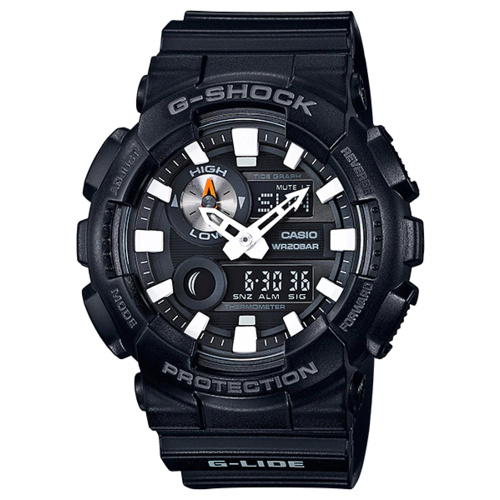 Casio G-Shock WGAX100B1ADR G-LIDE BLACK TIDE/MOON Watch