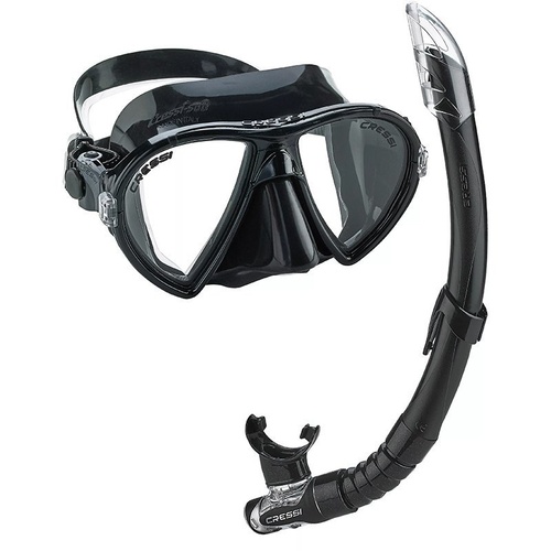Cressi Ocean Mask VIP Snorkel Spearfishing and Diving Set