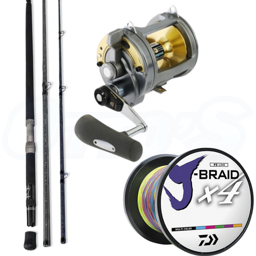 Drone Fishing Combo Assassin Rod and Shimano Tyrnos