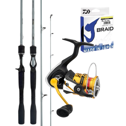 Flathead Soft Plastic Rod & Reel Fishing Combo 2
