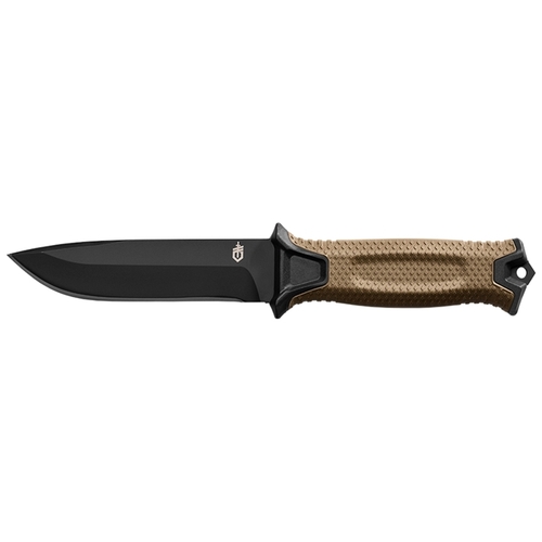 GERBER STRONGARM FIXED BLADE KNIFE, COYOTE, FINE EDGE - BLISTER PACK