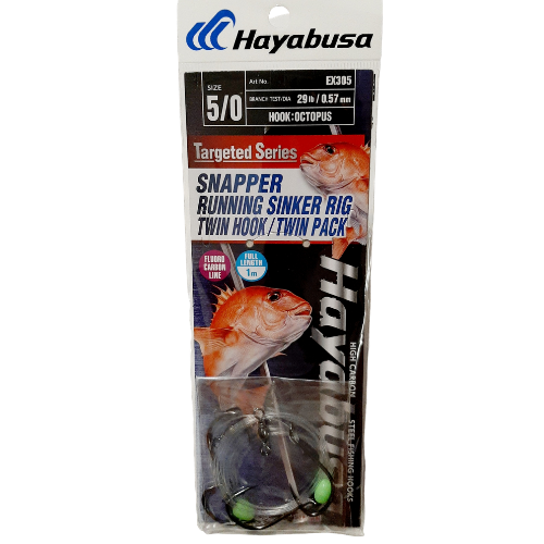 Hayabusa EX305 Snapper Running Sinker Pre-Made Rig